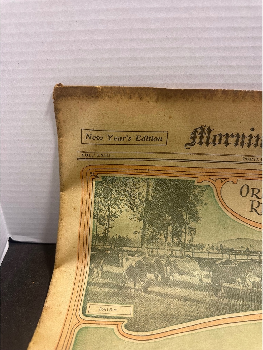 1925 Morning Oregonian New Year’s Edition Portland Oregon Newspaper - Picture 3 of 12